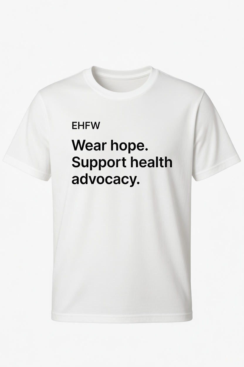 White EHFW Branded T-Shirt